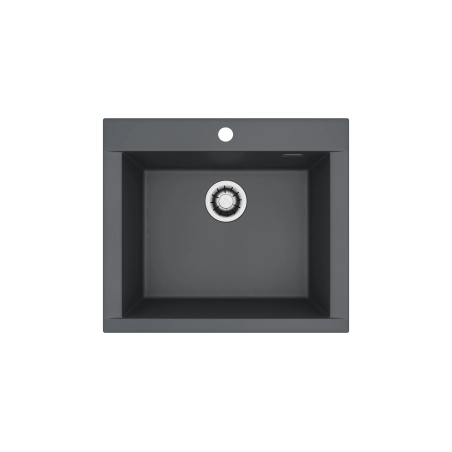 Zlewozmywak granital 1 komorowy ALVEUS kol.91 A91-ciemny carbon PURE-G 30