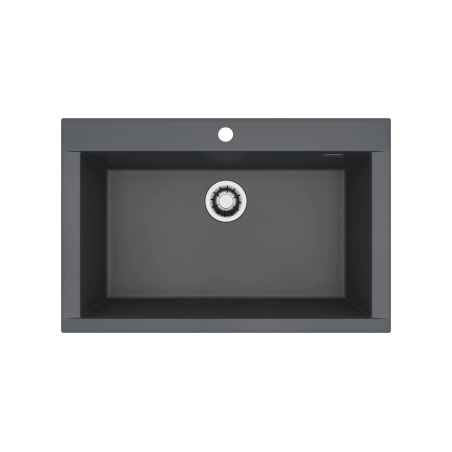 Zlewozmywak granital 1 komorowy ALVEUS kol.91 A91-ciemny carbon PURE-G 40