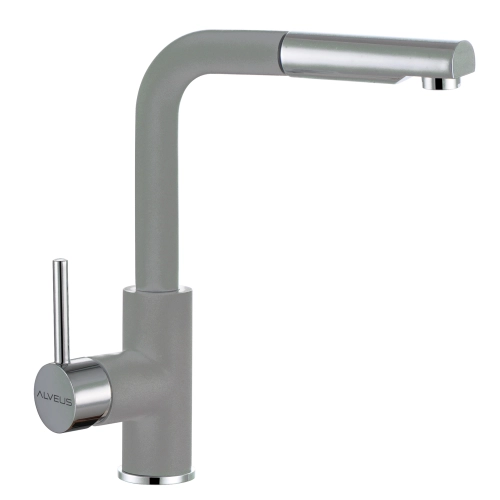 Bateria kuchenna stojąca z obrotową wylewką ALVEUS steel 04+chrom SIROS
