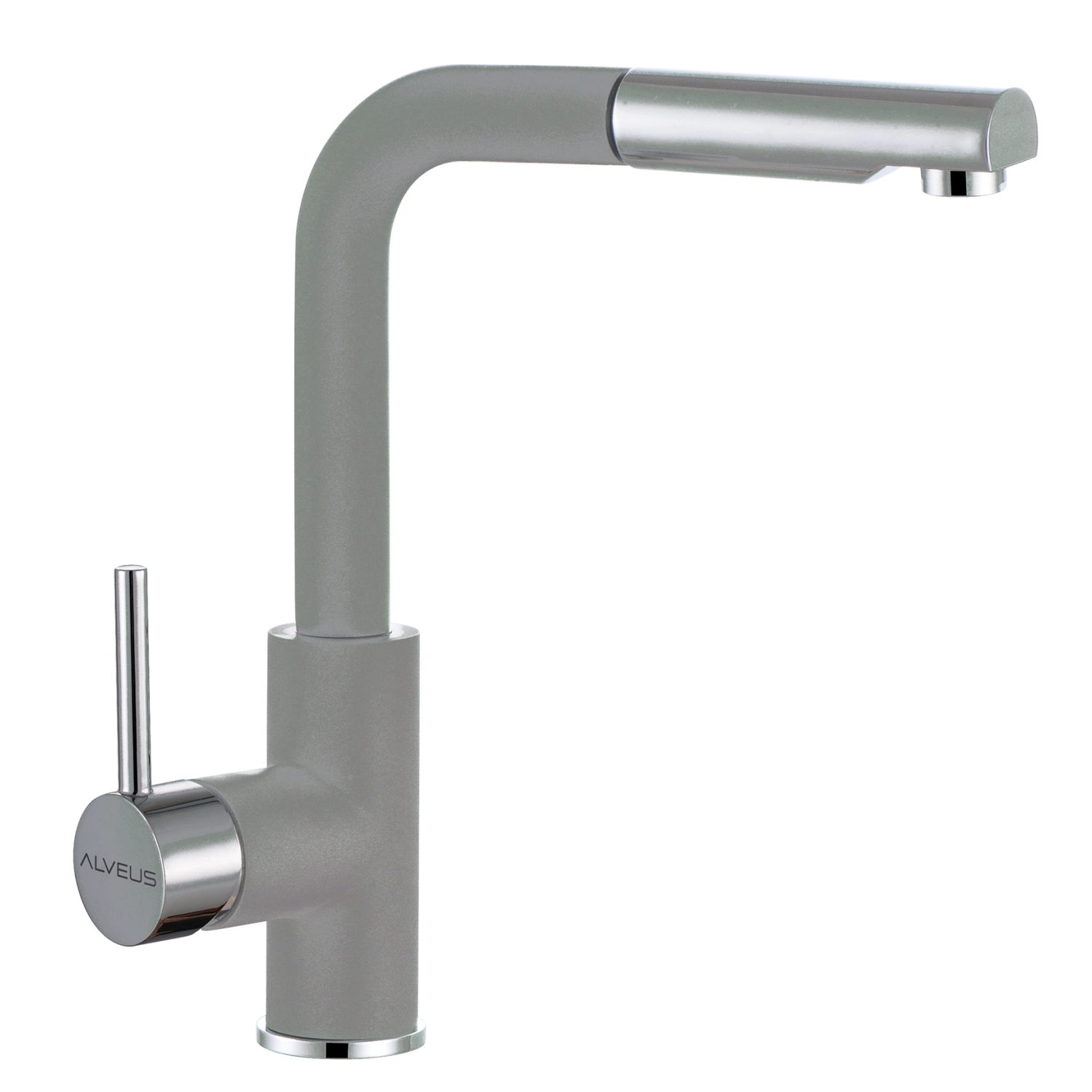 Bateria kuchenna stojąca z obrotową wylewką ALVEUS steel 04+chrom SIROS