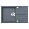 Zlewozmywak granital 1 komorowy ALVEUS kol. 05 twilight syfonem ROCK 130