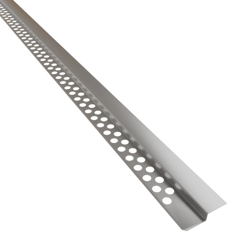 Listwa prysznicowa czołowa przyścienna JANO 120 cm srebrna