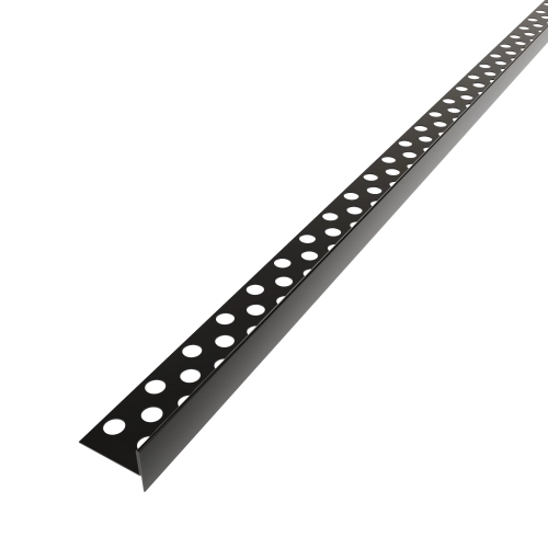 Listwa prysznicowa spadkowa przyszybowa JANO 120 cm prawa czarna