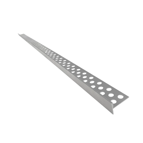 Listwa prysznicowa spadkowa przyszybowa JANO 140 cm lewa srebrna