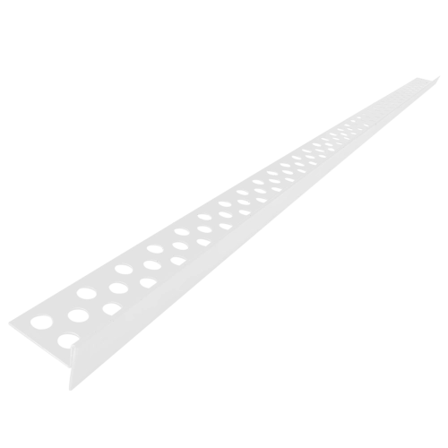 Listwa prysznicowa spadkowa przyszybowa JANO 130 cm prawa biała