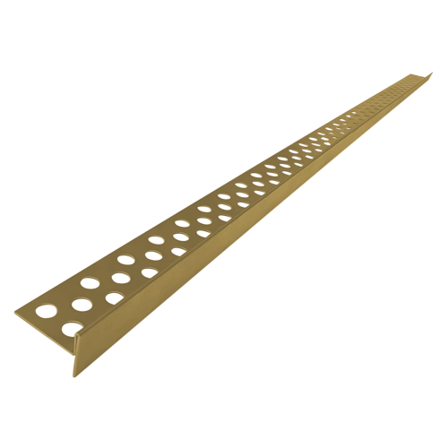 Listwa prysznicowa spadkowa przyszybowa JANO 130 cm prawa złota szczotkowana