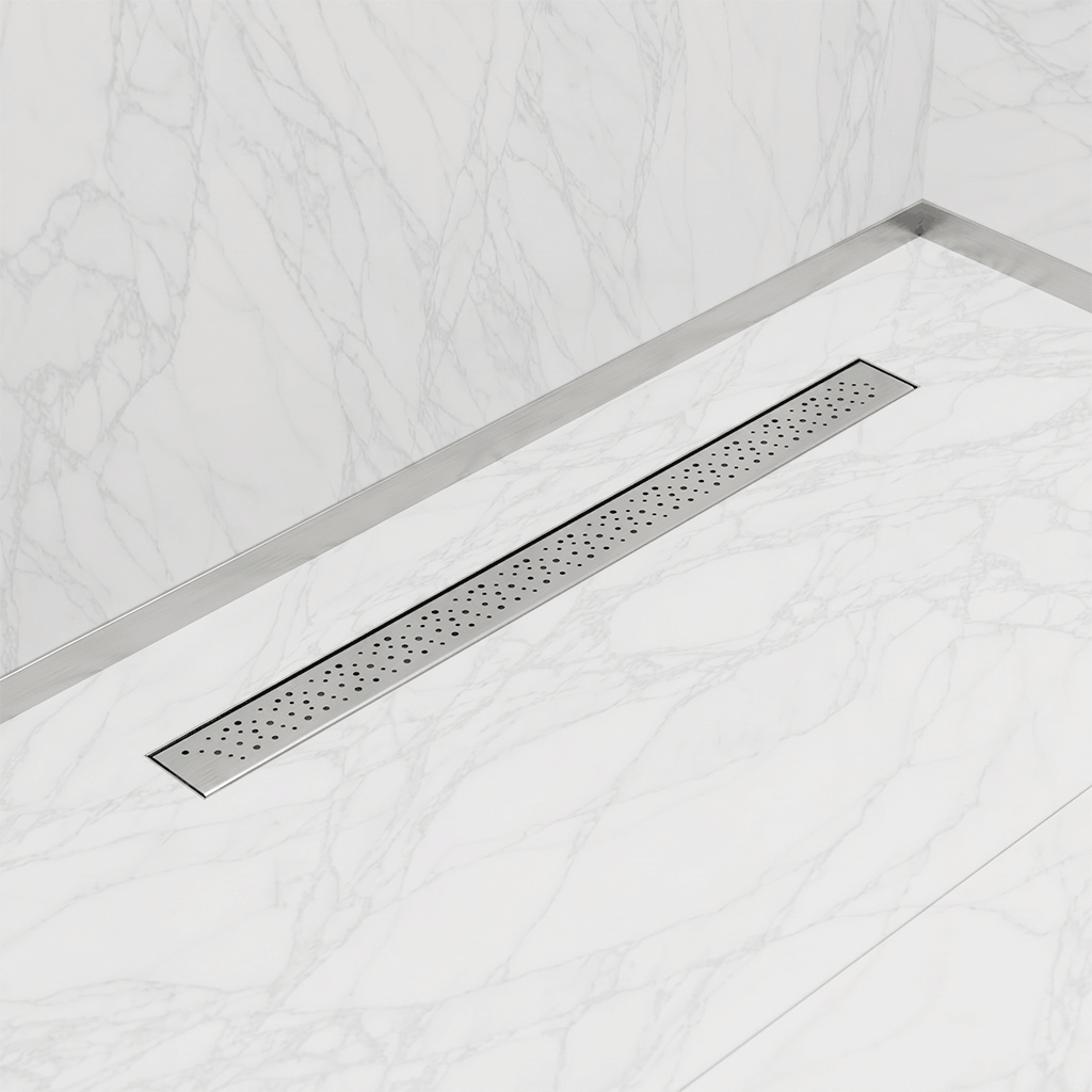 Odpływ liniowy JANO srebrny Prestige Trent 850 mm